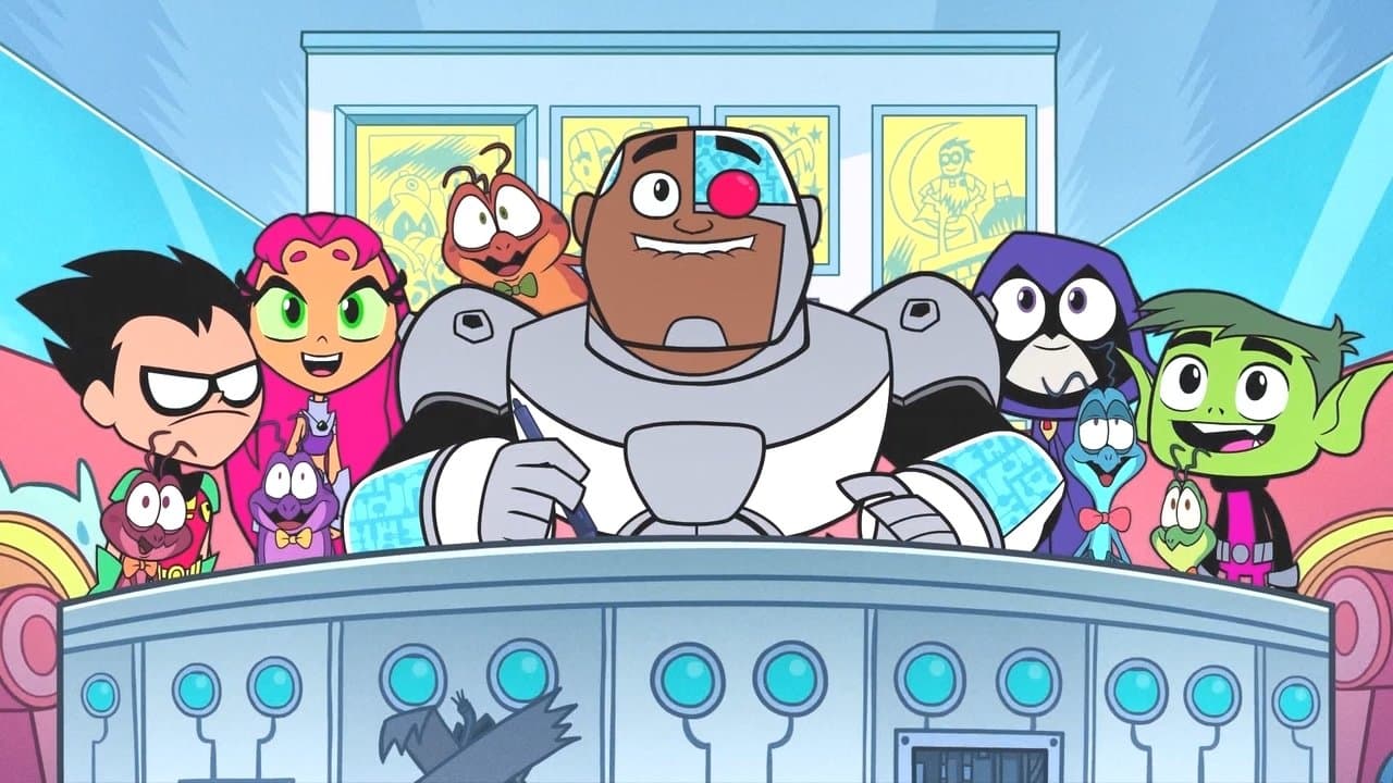 Teen Titans Go découvrent Space Jam backdrop