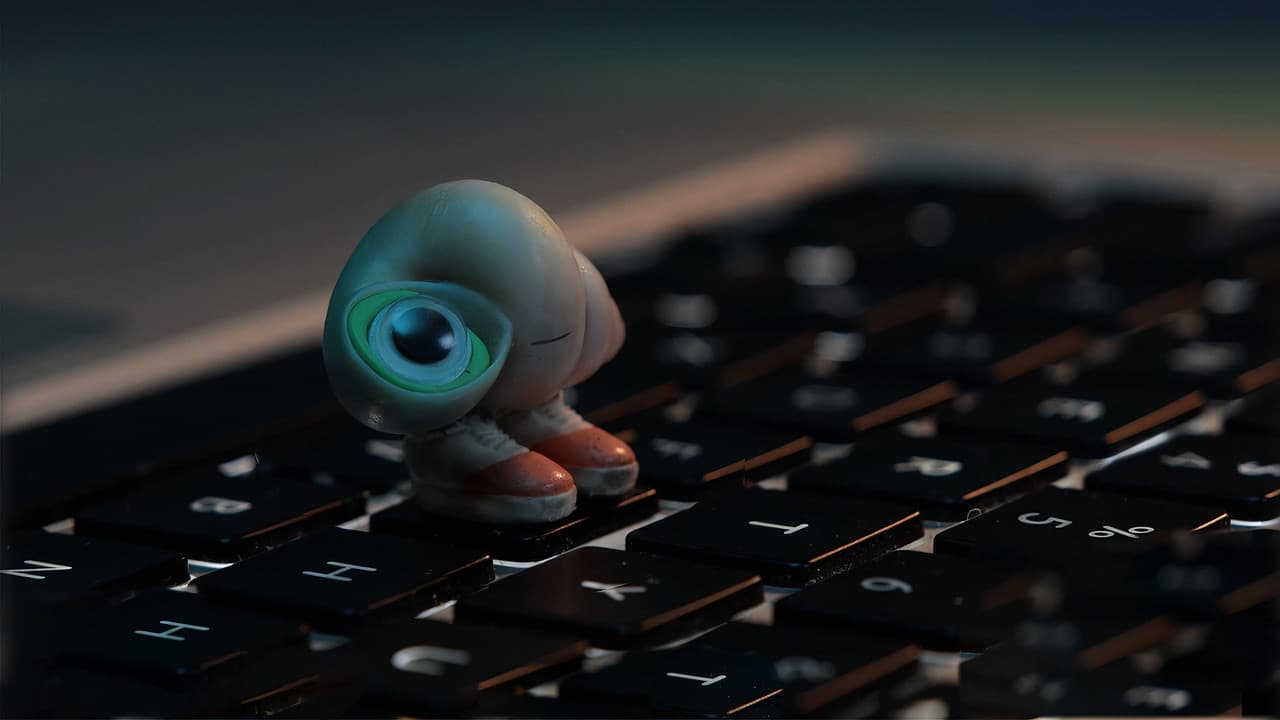 Marcel, le Coquillage (avec ses chaussures) backdrop