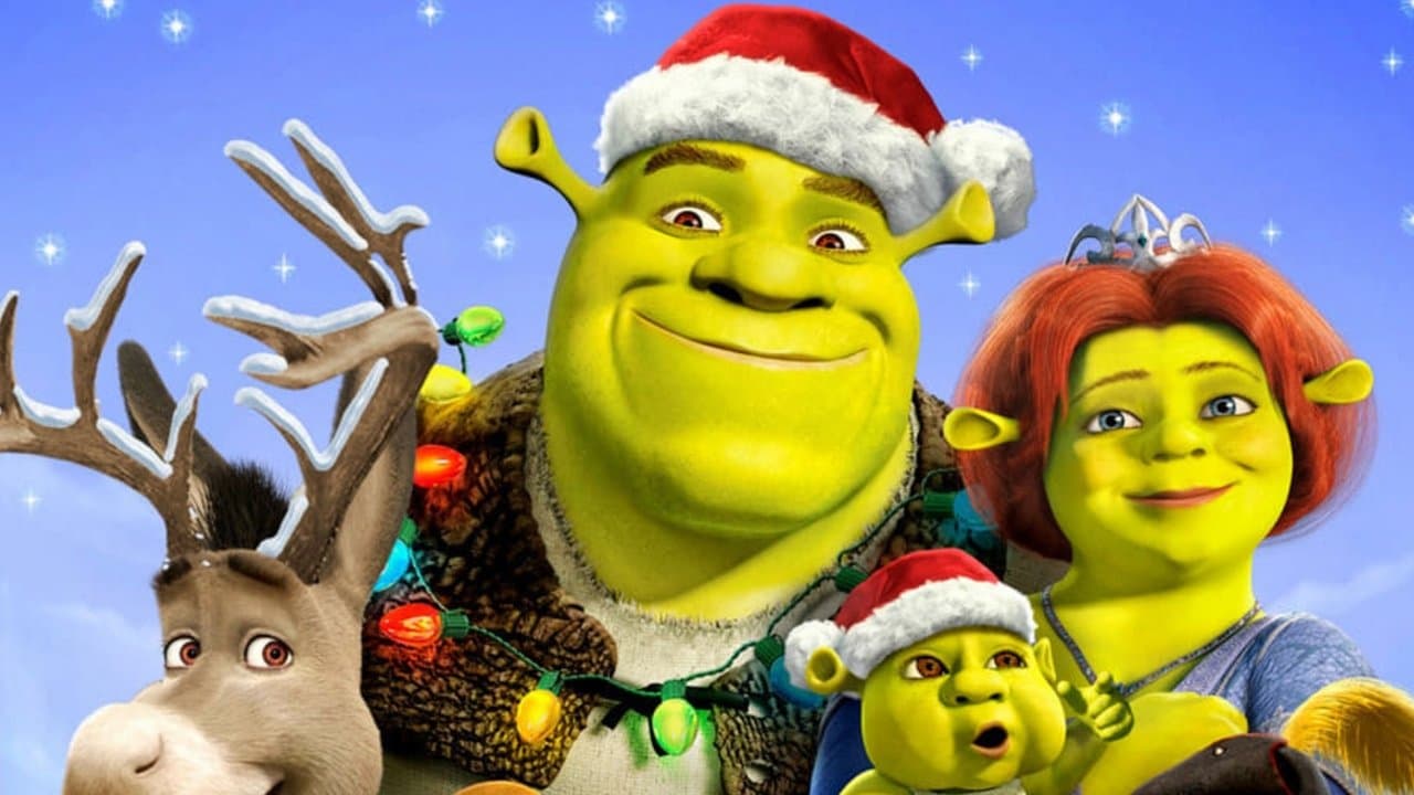 Kerst met Shrek backdrop