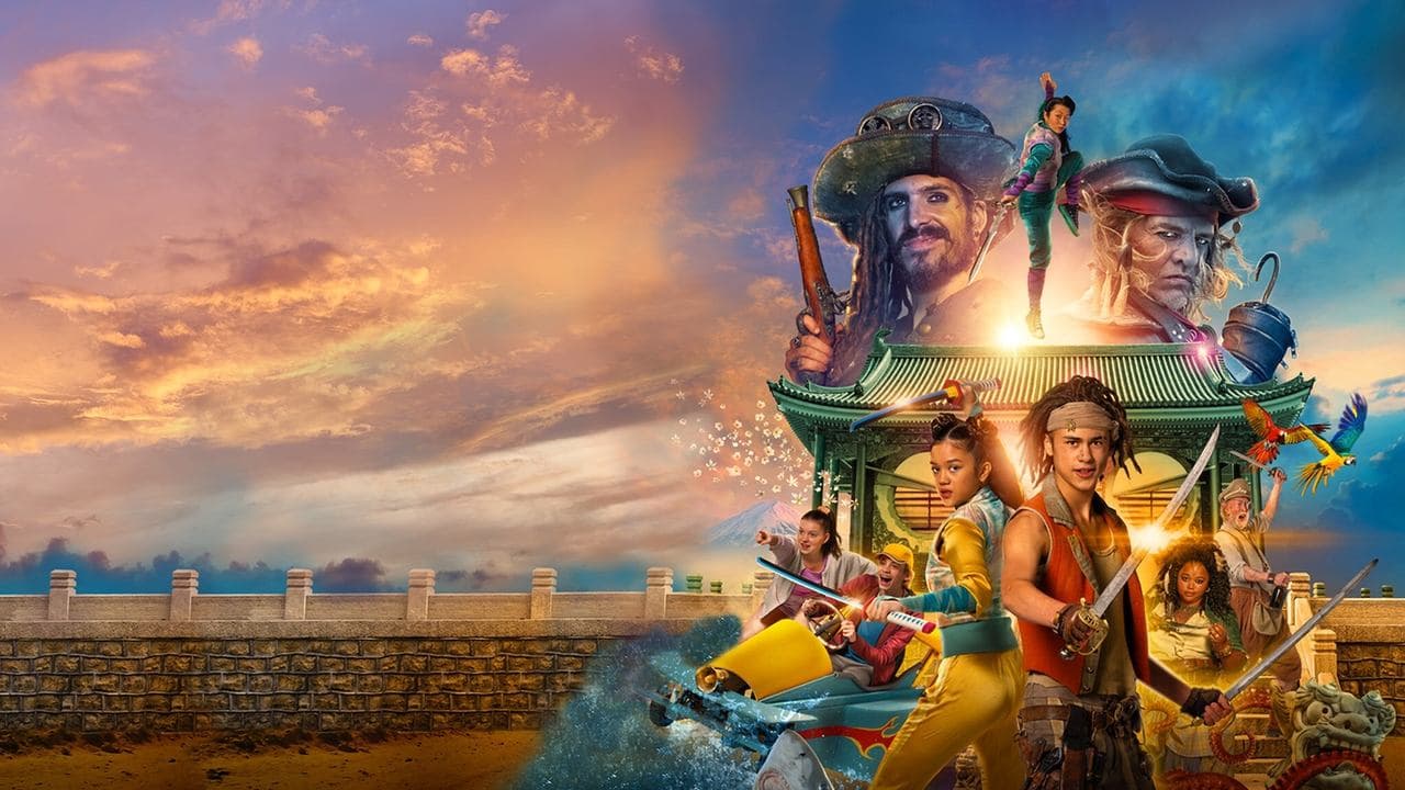 De Piraten van Hiernaast II: De Ninja's van de Overkant backdrop