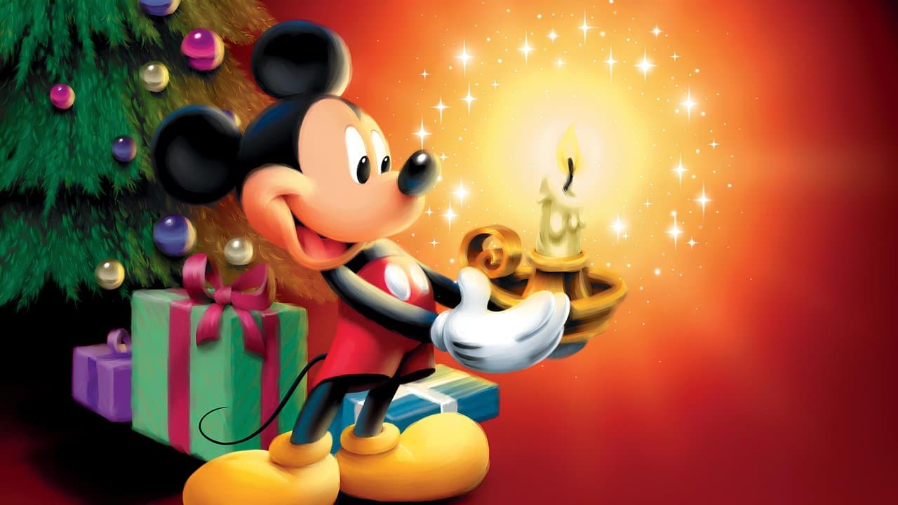 Kerstverhalen van Mickey en zijn vriendjes backdrop