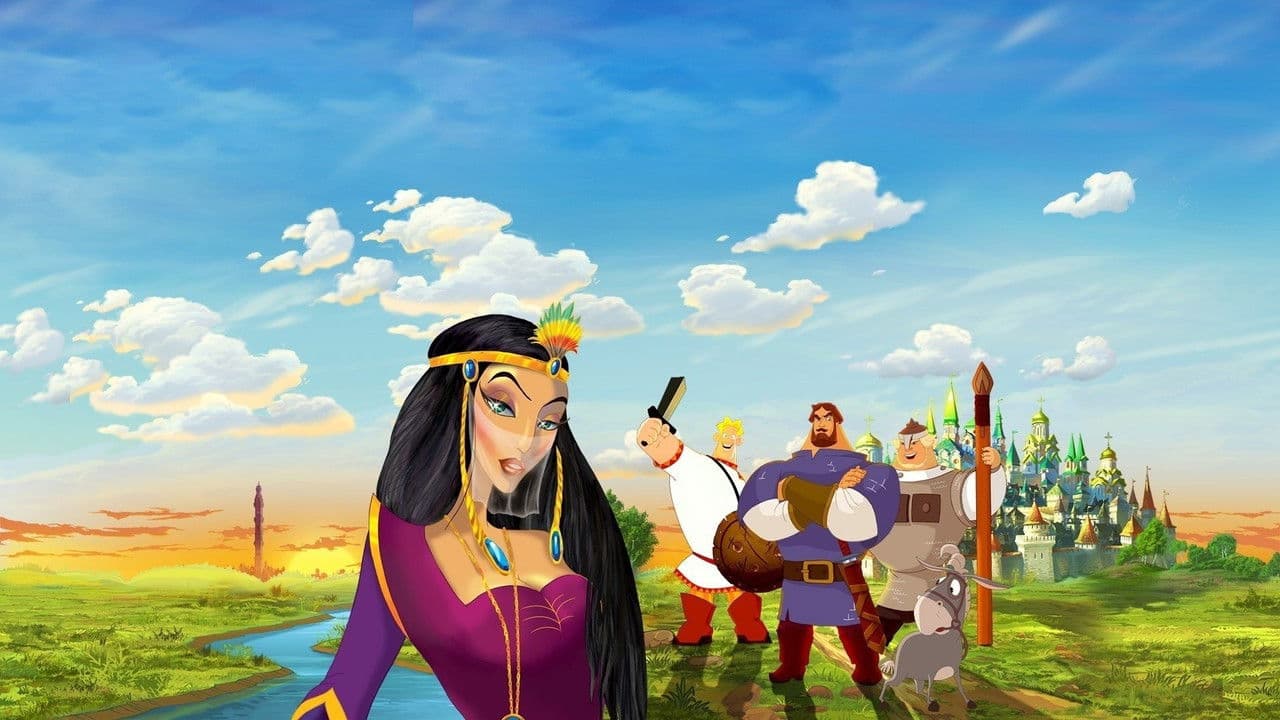 Три богатыря и Шамаханская царица backdrop