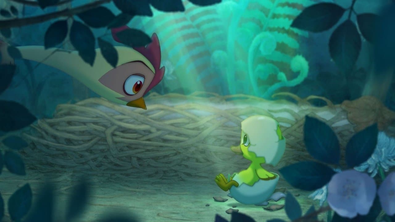 Leafie, een Hen in het Wilde backdrop