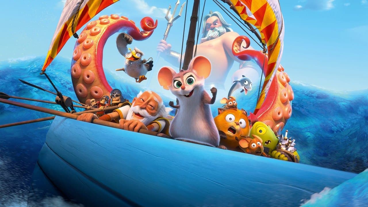 Pattie en de Toorn van Poseidon backdrop