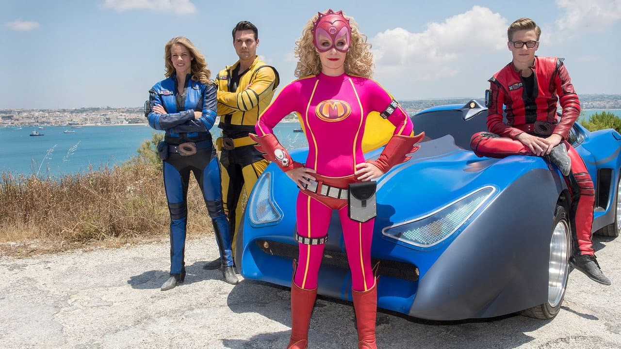 Mega Mindy versus ROX backdrop