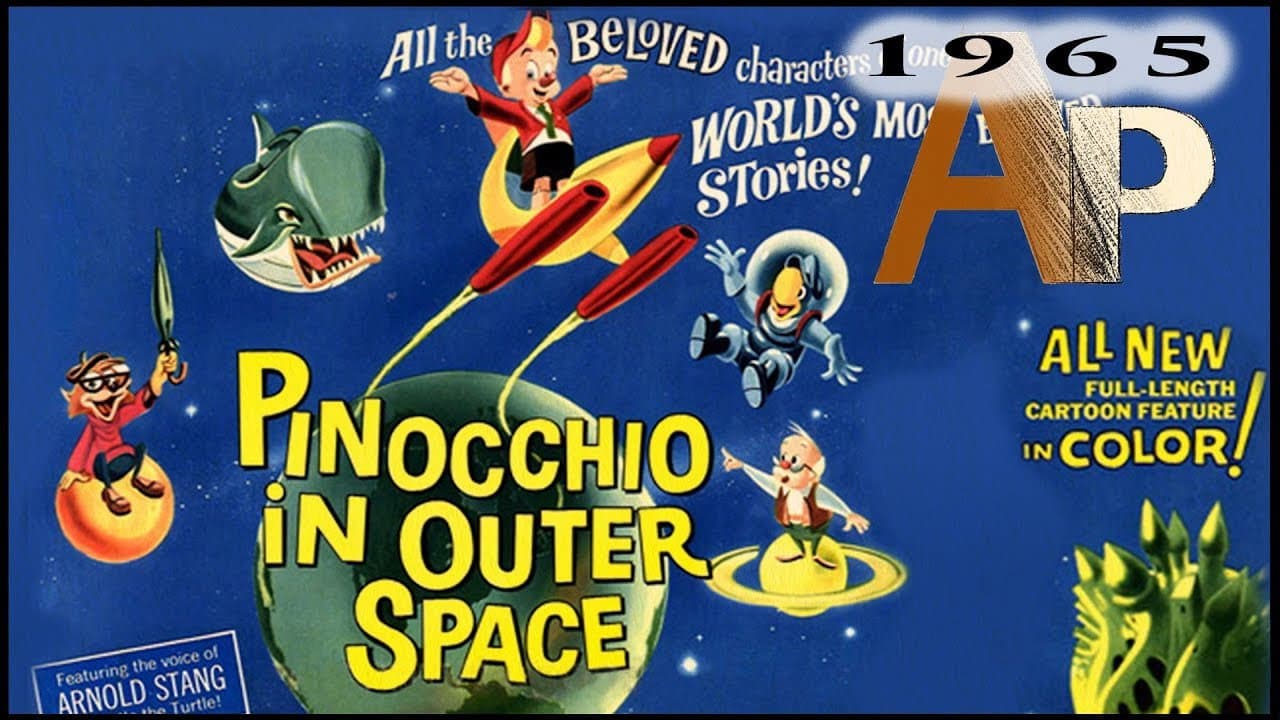Pinocchio dans l'espace backdrop