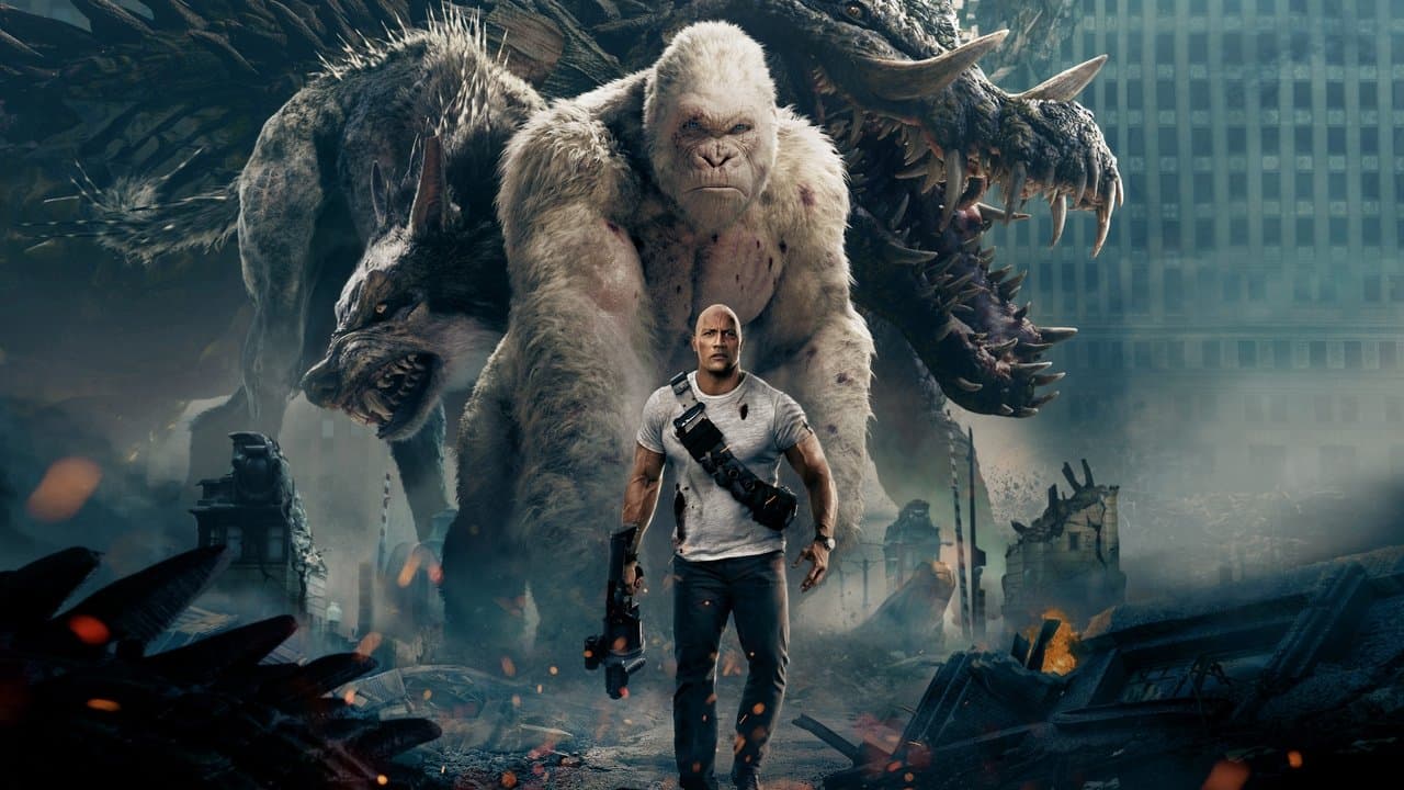 Rampage: Big Meets Bigger backdrop