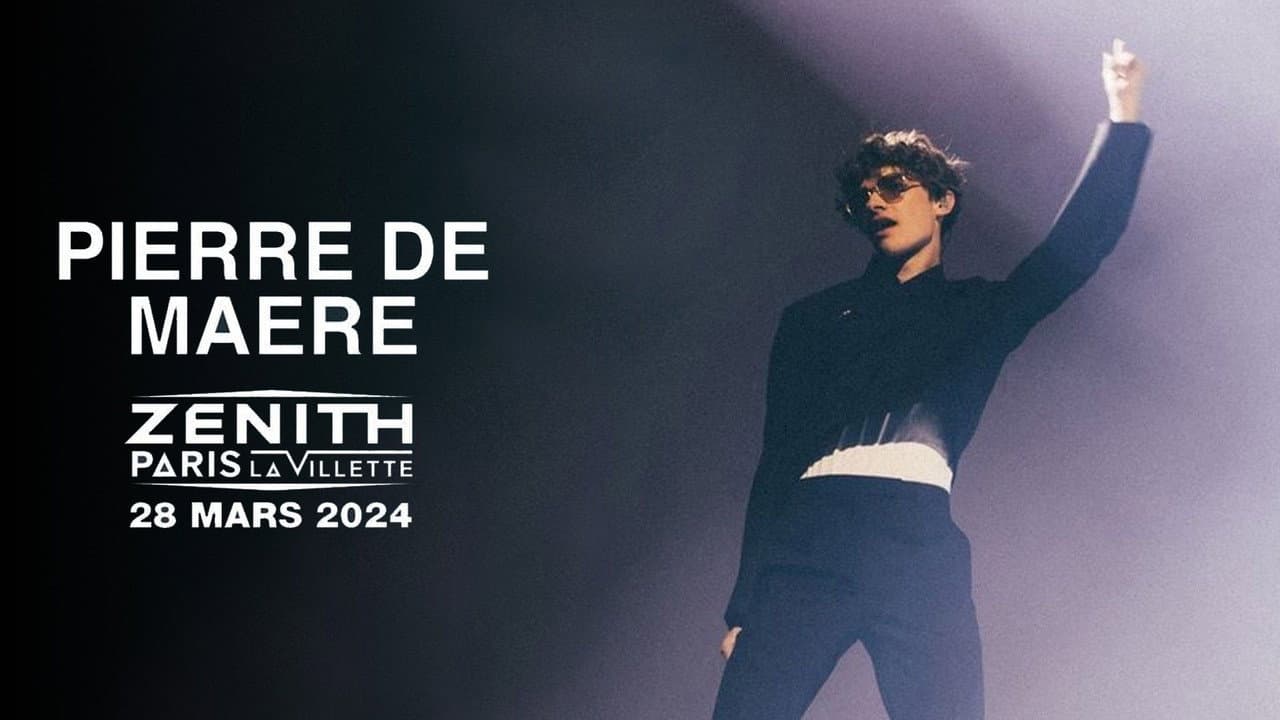 Pierre de Maere in concert in het Zénith van Parijs backdrop