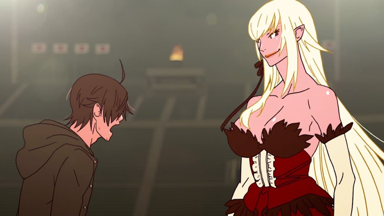 Kizumonogatari Partie 3 - Sang glacial backdrop