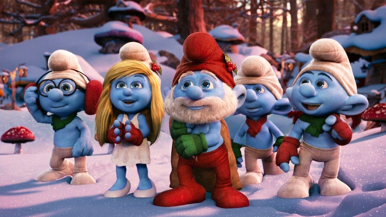 De Smurfen: Een kerstverhaal backdrop