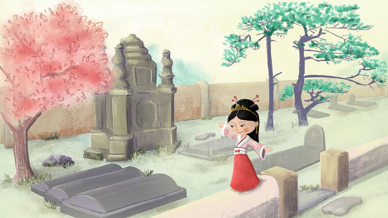 La princesse et le rossignol backdrop