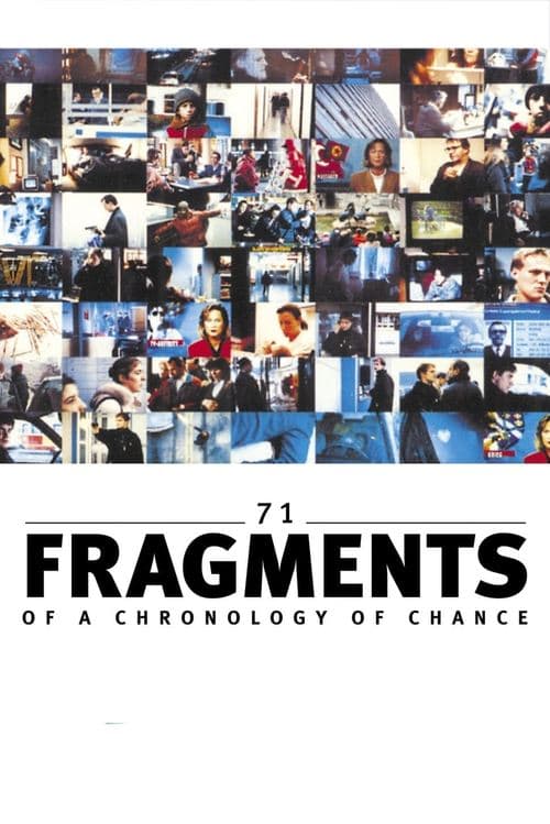 71 fragments d'une chronologie du hasard poster
