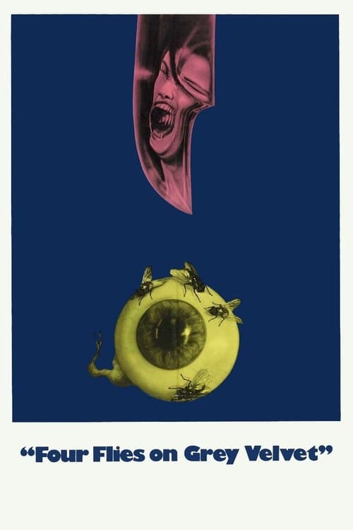 4 mosche di velluto grigio poster