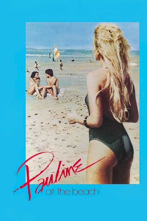Pauline à la plage poster
