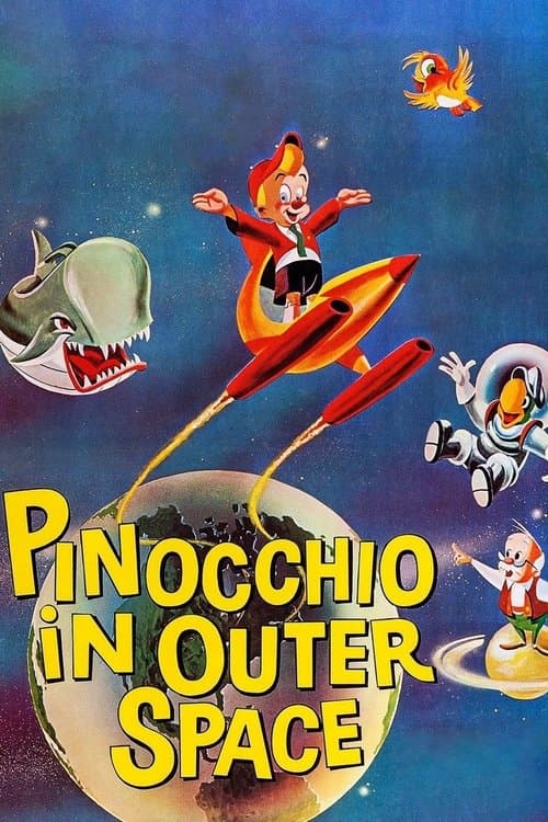 Pinocchio dans l'espace poster