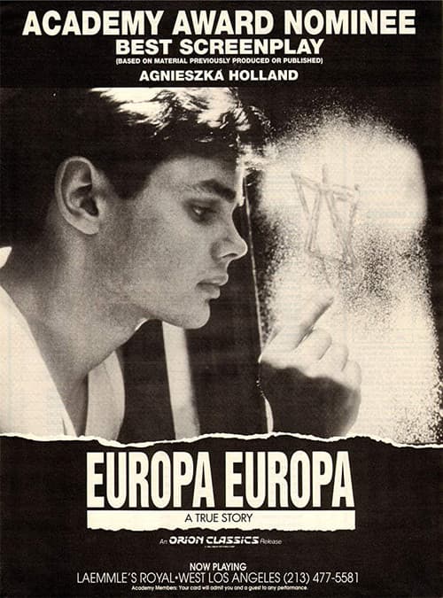 Europa, Europa poster