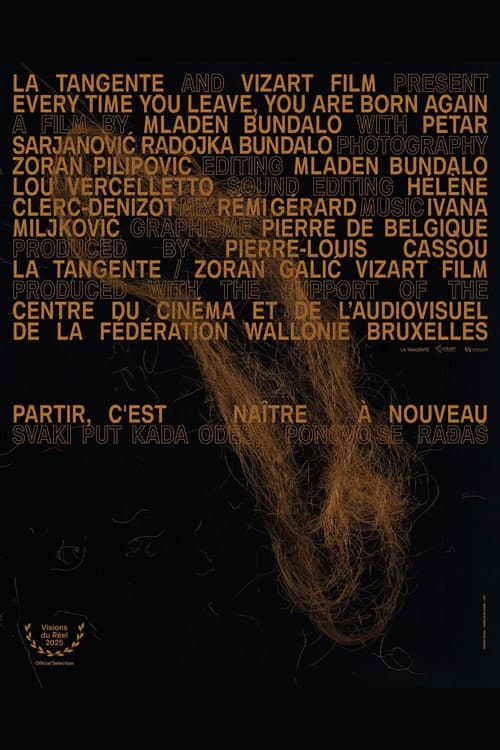 Every Time You Leave, You Are Born Again poster