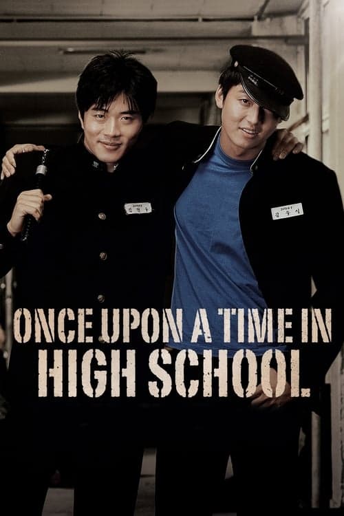 Once upon a time in high school poster