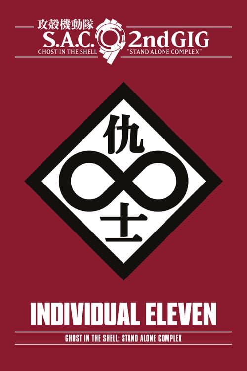 攻殻機動隊 STAND ALONE COMPLEX Individual Eleven poster