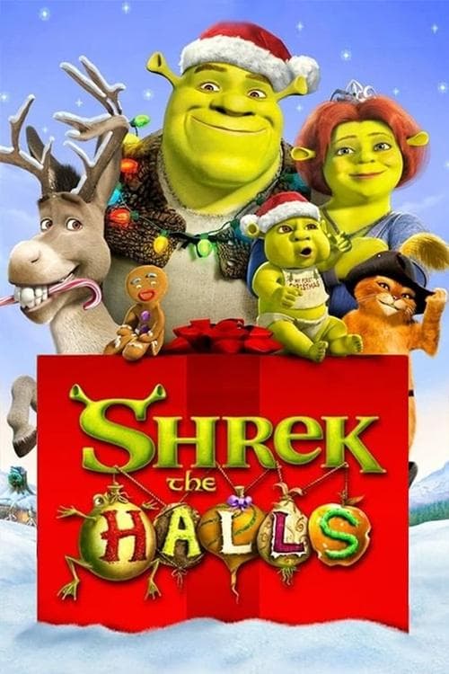 Kerst met Shrek poster