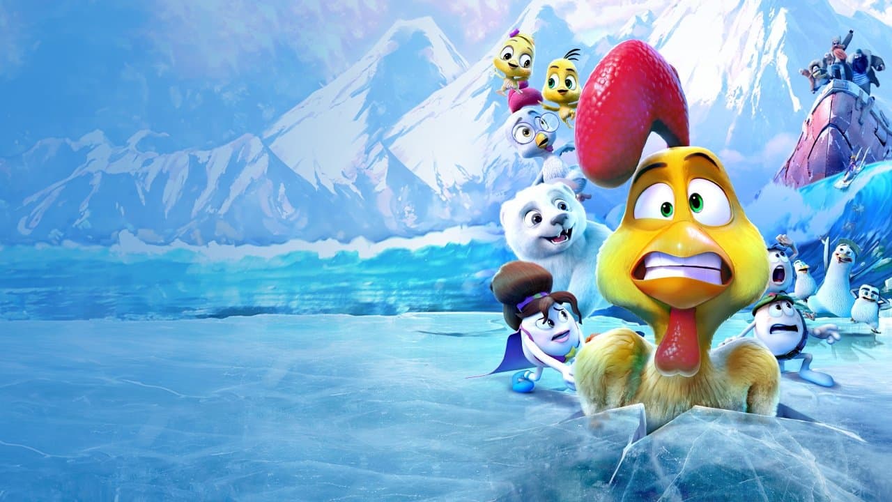 A Frozen Rooster backdrop